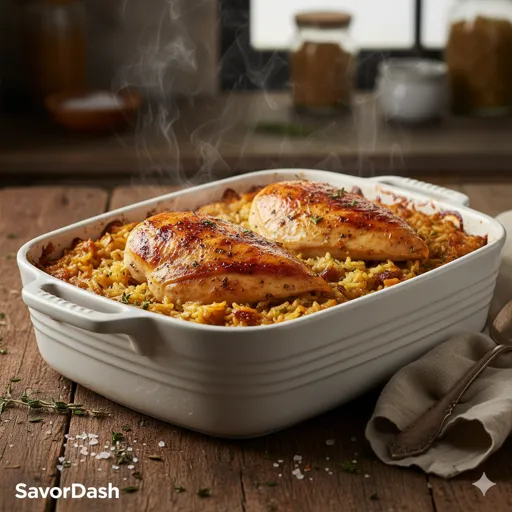 One-Pan Chicken and Rice Bake