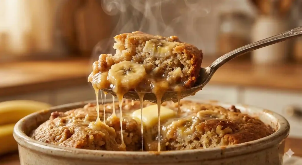 Spoonful of Banana Cobbler