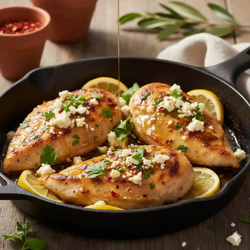 Hot Honey Feta Chicken
