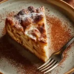 Simple 3-ingredient apple pie cake batter.