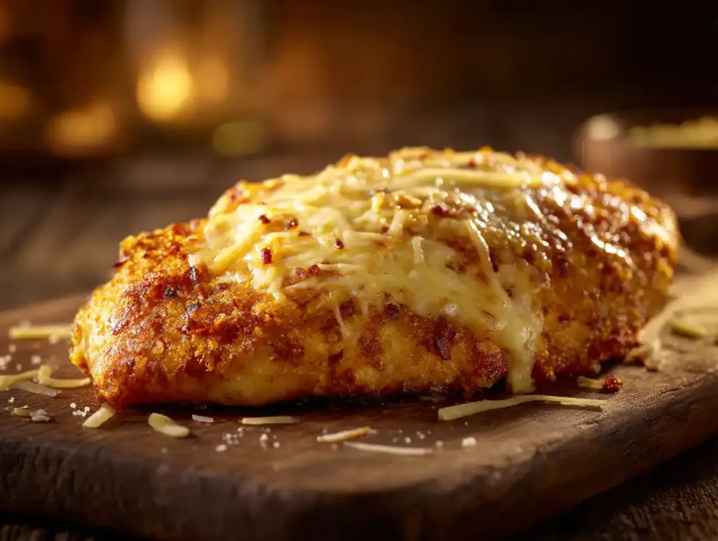 Fresh from the oven and bubbling with cheese.