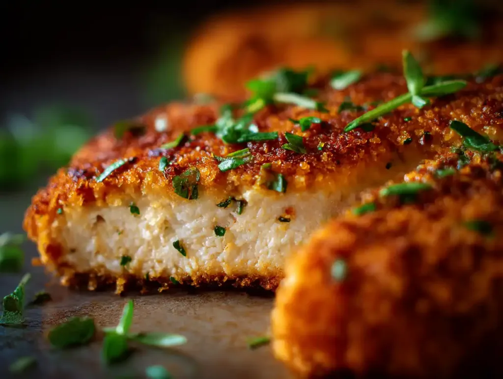 crispy 15-minute air fryer chicken on plate